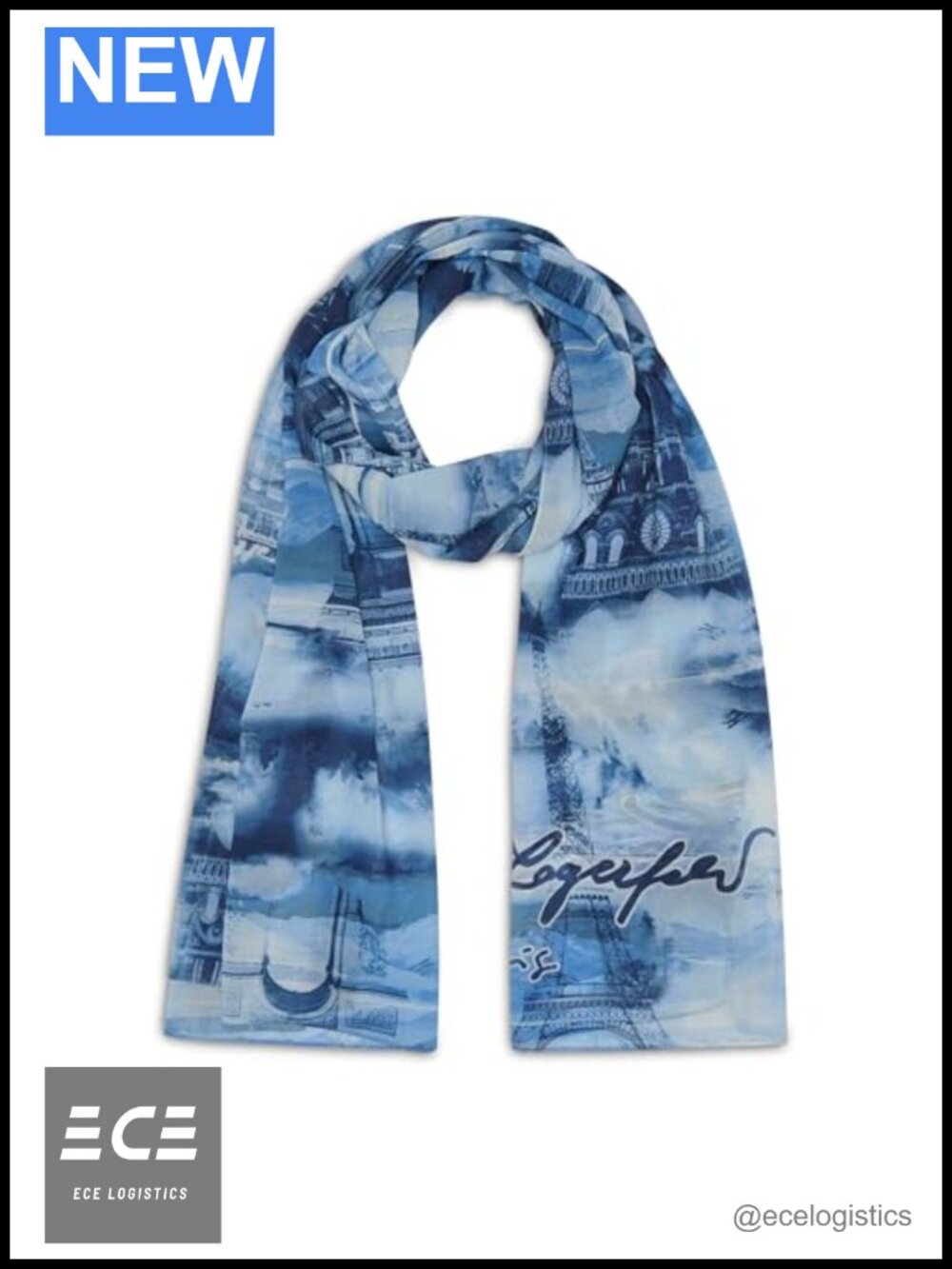 Oversized Holiday Scarf Polyester 36W x 72L Fashion Wrap